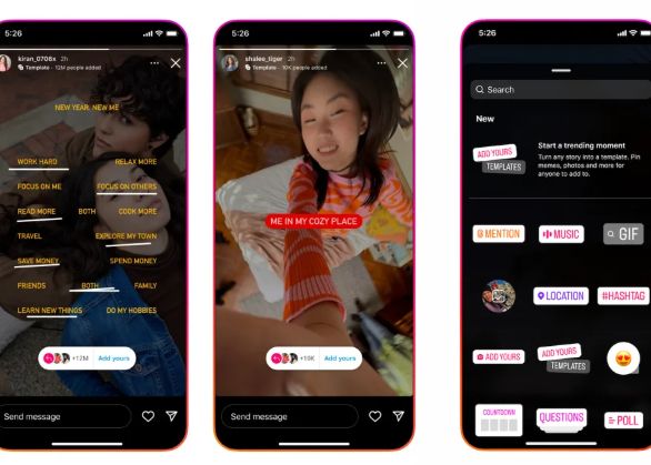 Instagram a lansat noi template-uri pentru Stories personalizabile Instagram A Lansat Noi Template Uri Pentru Stories Personalizabile