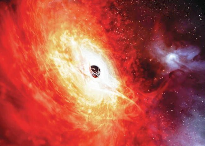 Astronomii au descoperit cel mai strălucitor obiect din Univers, care „devorează” un soare pe zi Astronomii Au Descoperit Cel Mai Stralucitor Obiect Din Univers Care Zdevoreaza Un Soare Pe Zi