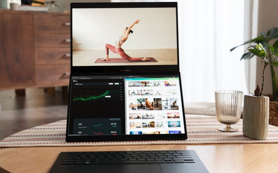 P Asus Zenbook Duo Ux8406 Un Laptop Revolutionar Cu Doua Ecrane De Dimensiune Completa